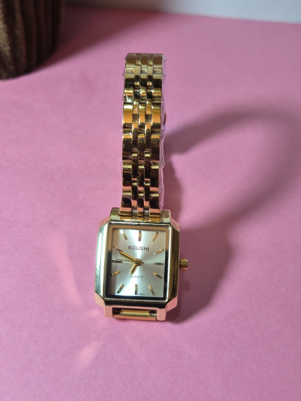 Square Gold Watch