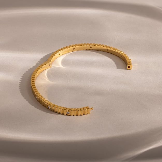 Celestial Ridge Crystal Bangle