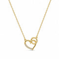 Interlocking Heart & Circle Pendant