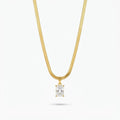 Emerald-Cut Solitaire pendant