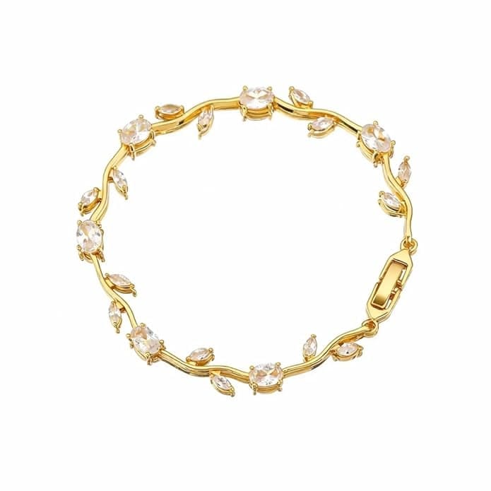 white tulip bracelet