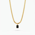 Emerald-Cut Black pendant