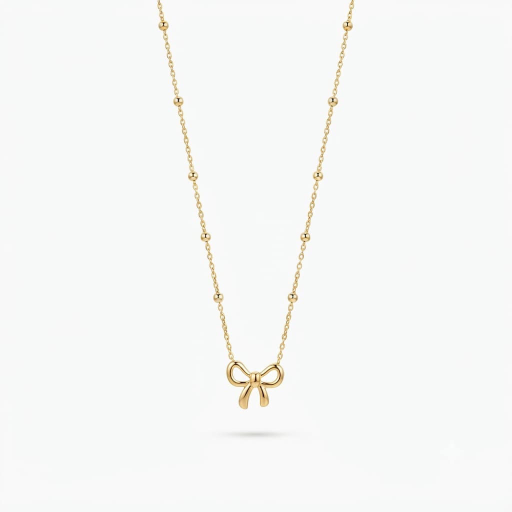 Bow and beat pendant