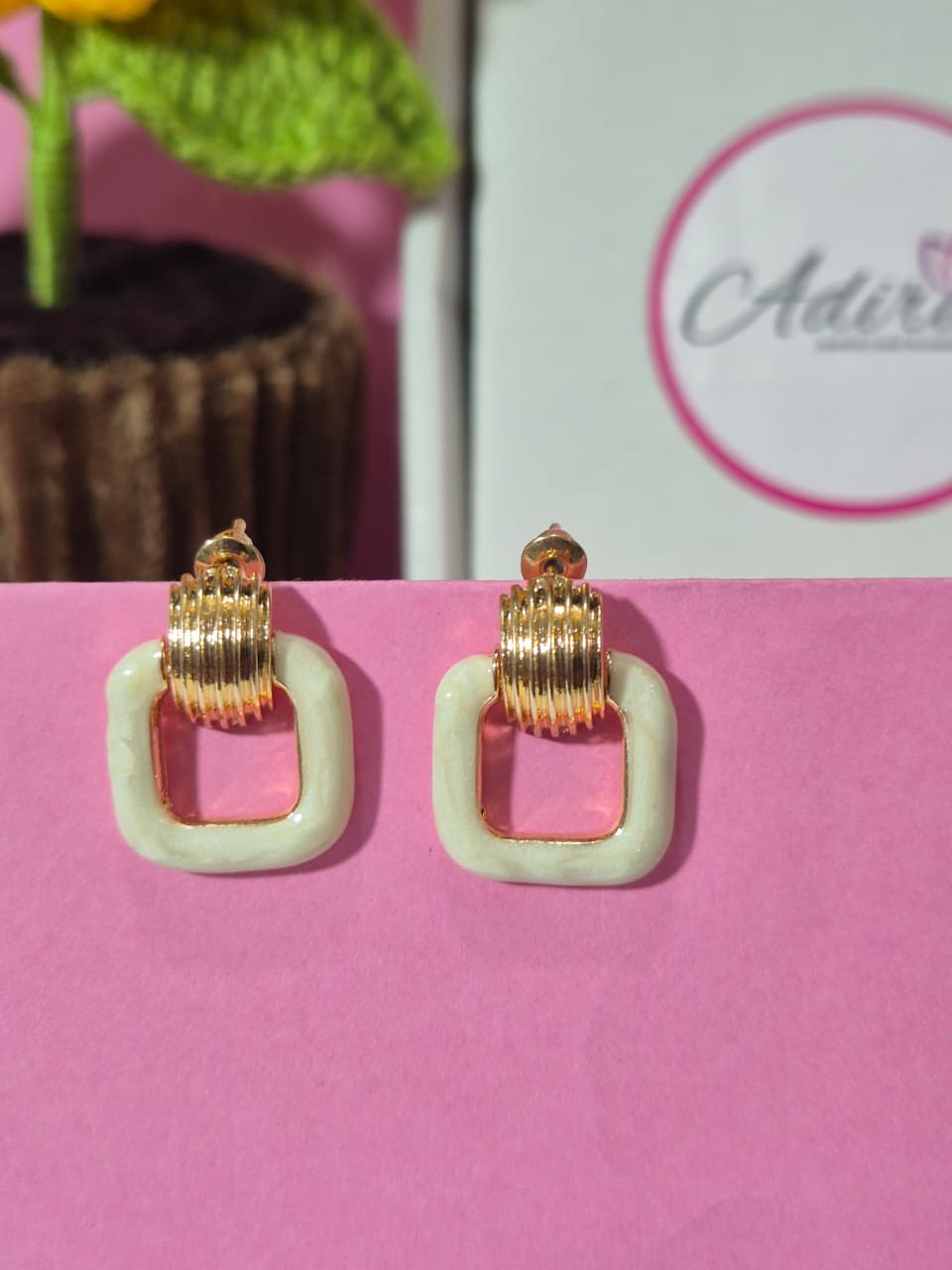 white mini studs