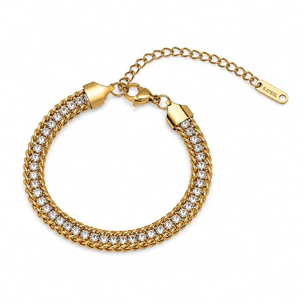 Crystal Double Rope Bracelet