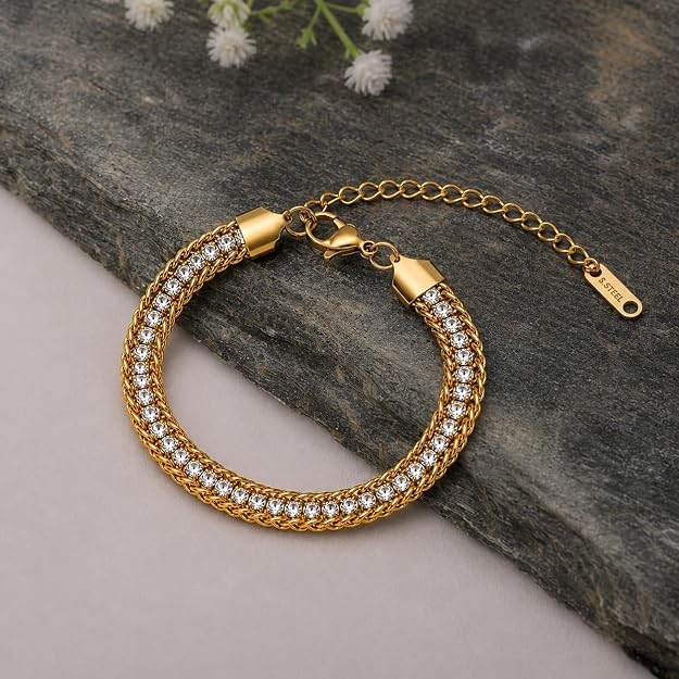 Crystal Double Rope Bracelet