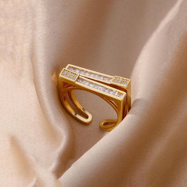 Crystal Crown Ring