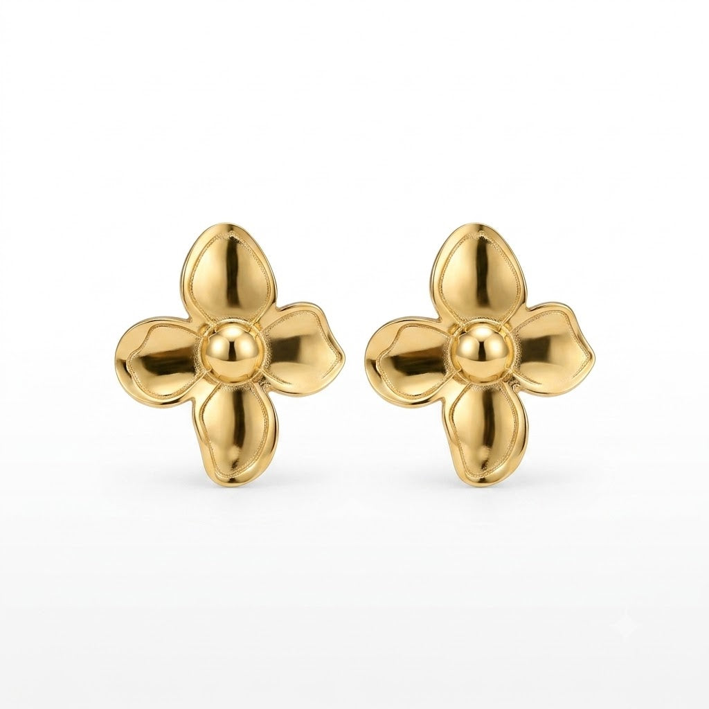 Floral studs