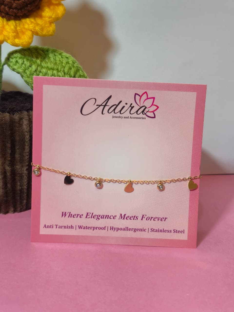 Daisy Charm Bracelet