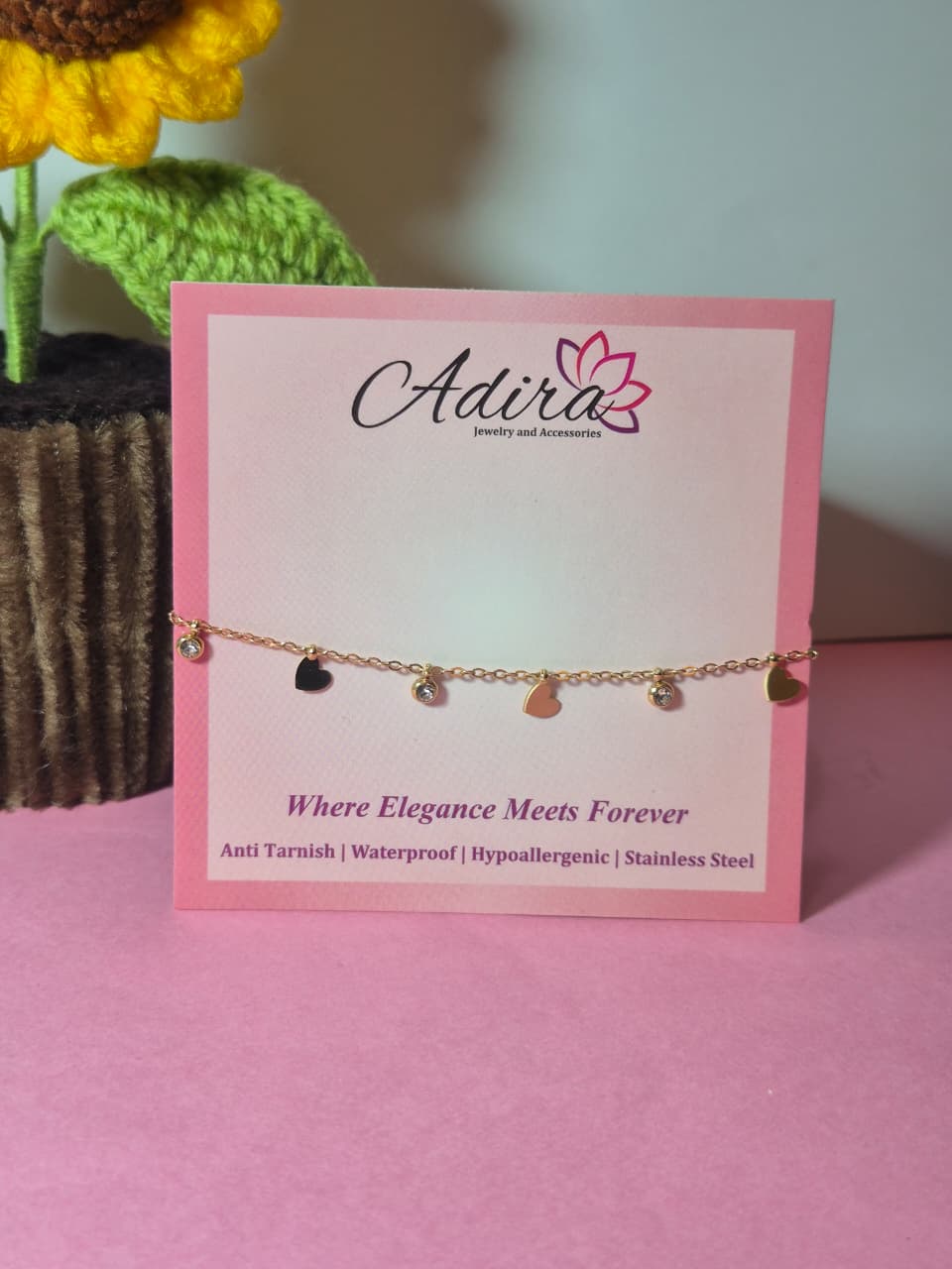 Daisy Charm Bracelet