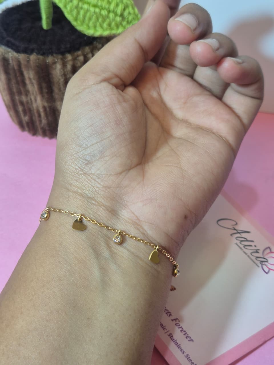 Daisy Charm Bracelet