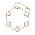 white Clover Bracelet