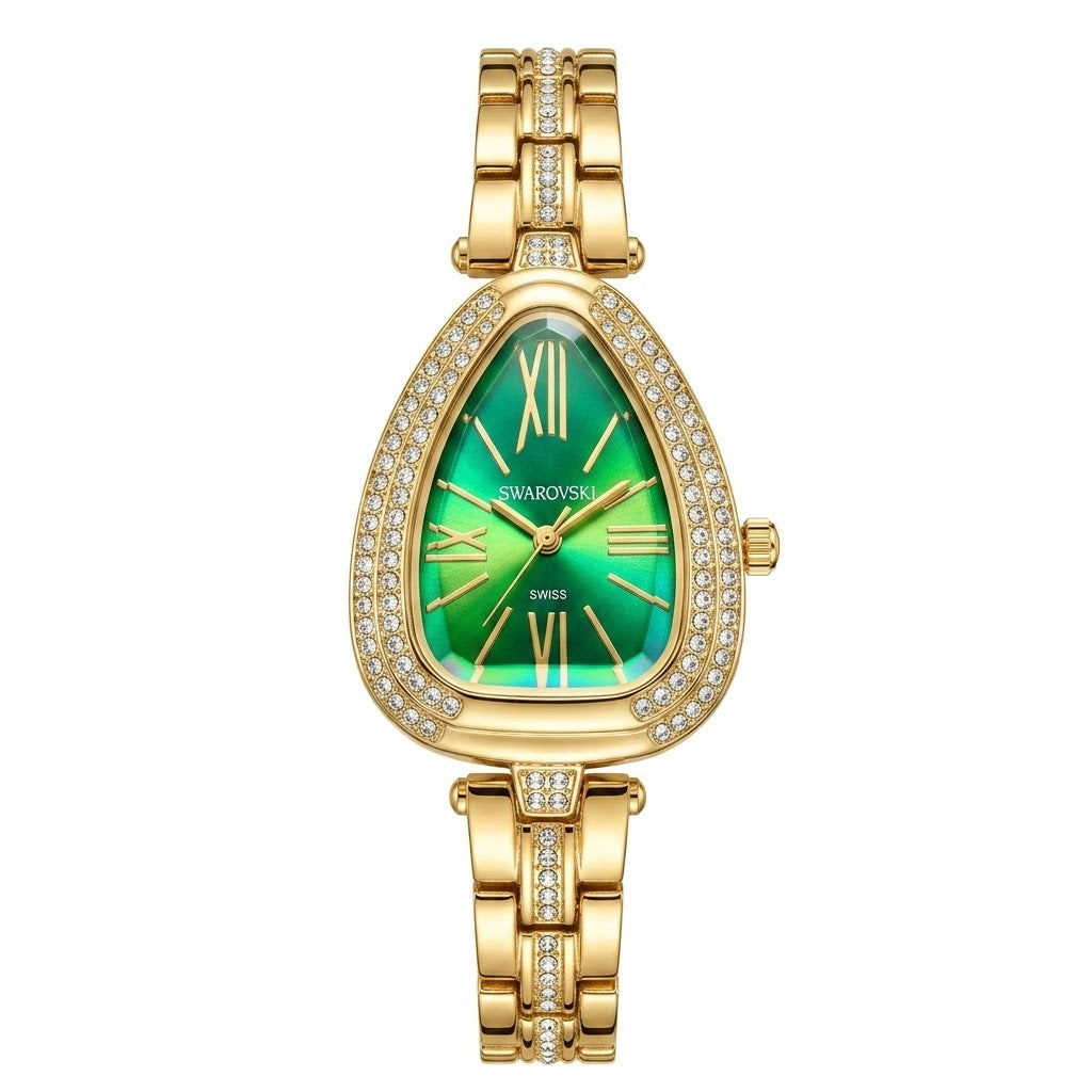 Emerald Luxe Crystal Watch