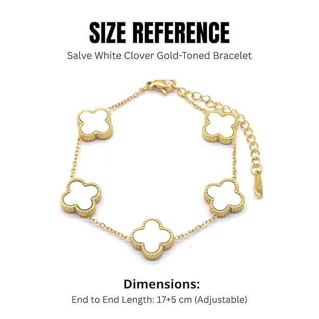 white Clover Bracelet