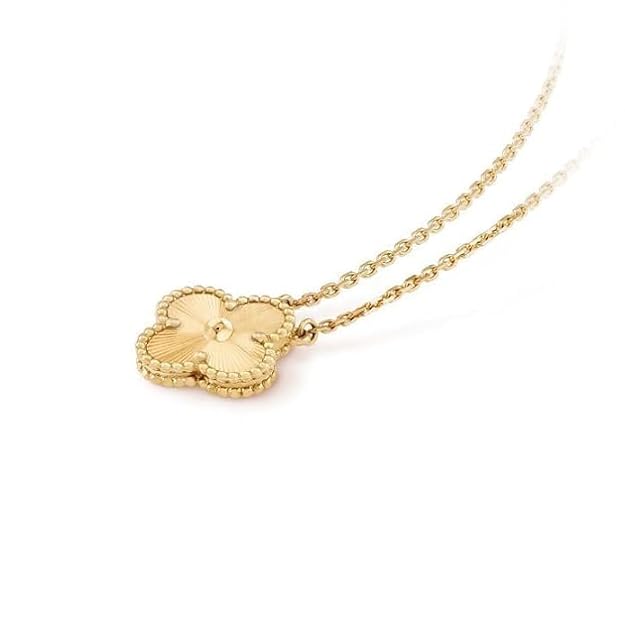 Golden clover pendant
