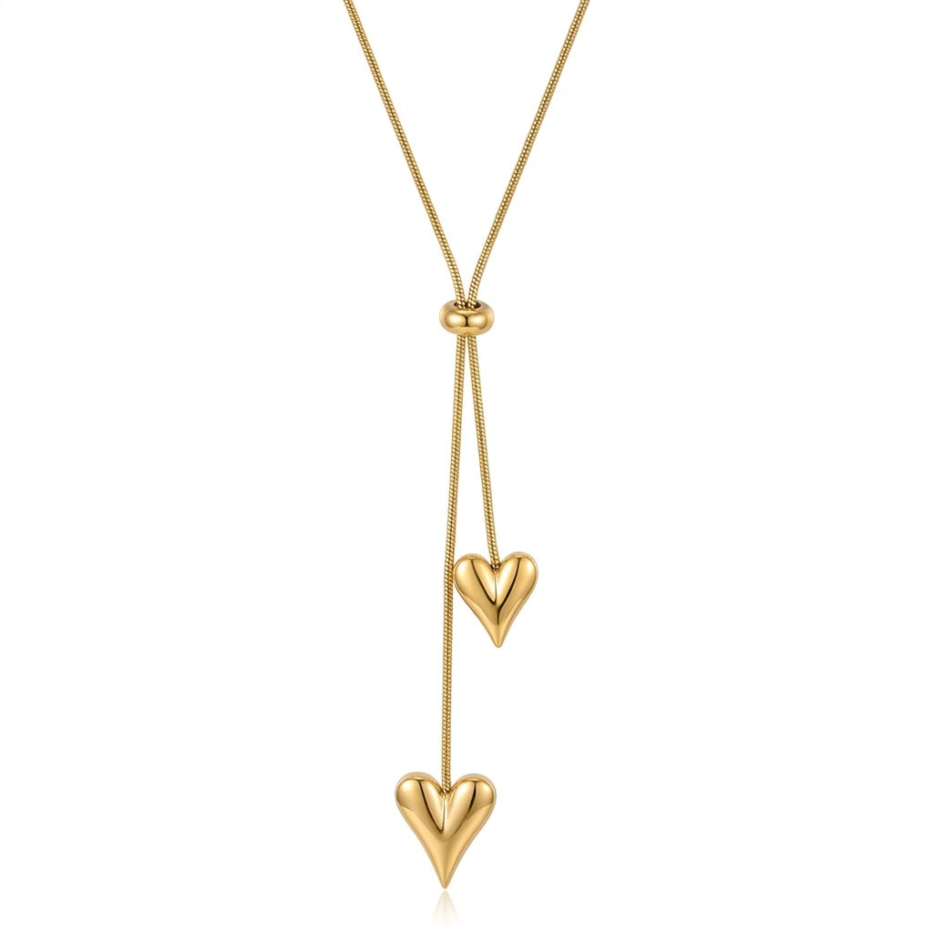 Heart Lariat Necklace