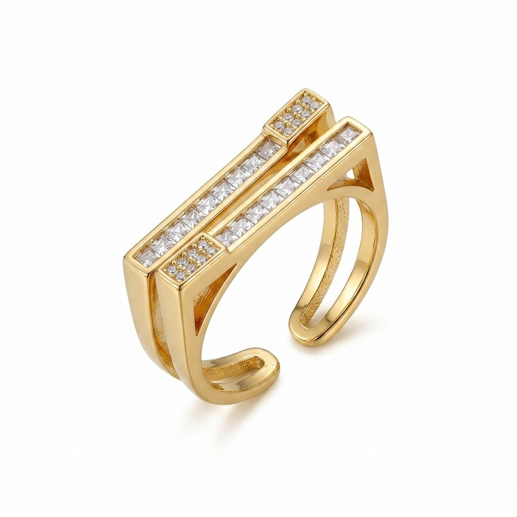 Crystal Crown Ring