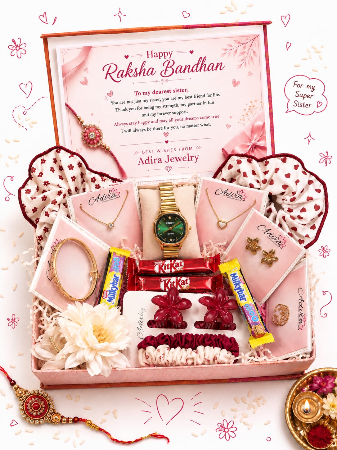 Exclusive Rakhi hamper (watch)
