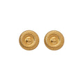 Disc earrings
